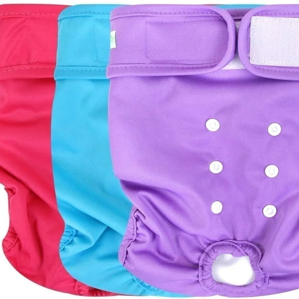Wegreeco Washable Reusable Premium Female Dog Diapers, X-Large Size